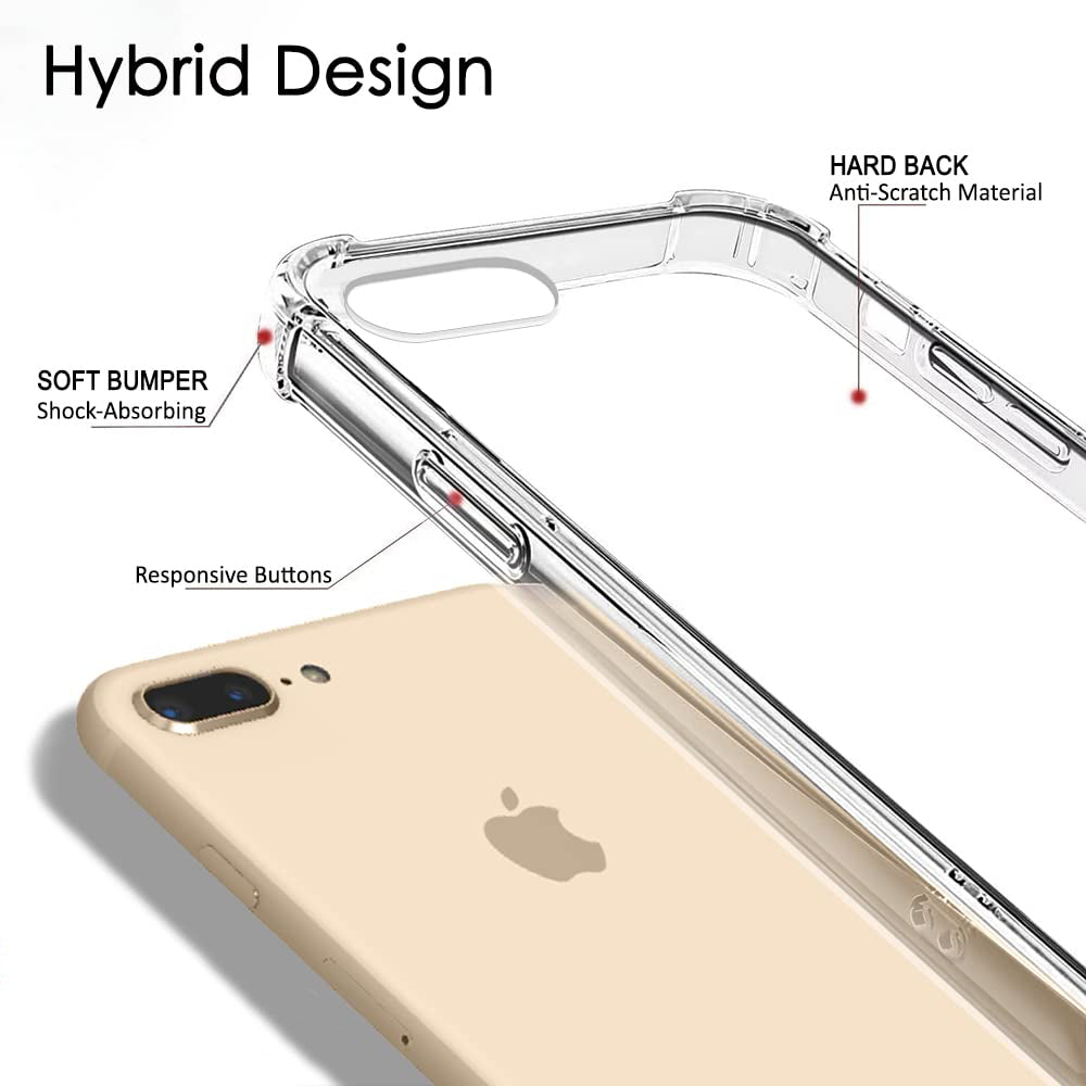Futrola za Apple iPhone 8 Plus / 7 Plus, Techsuit, Otporna na udarce, Providna