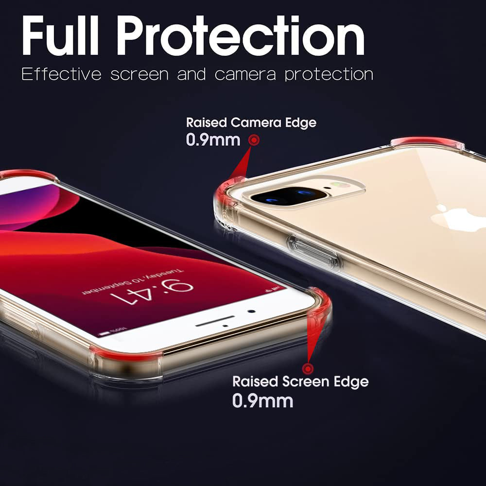 Futrola za Apple iPhone 8 Plus / 7 Plus, Techsuit, Otporna na udarce, Providna
