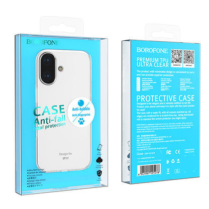 Futrola za Apple iPhone 17, Borofone, BI4 Ice, Providna