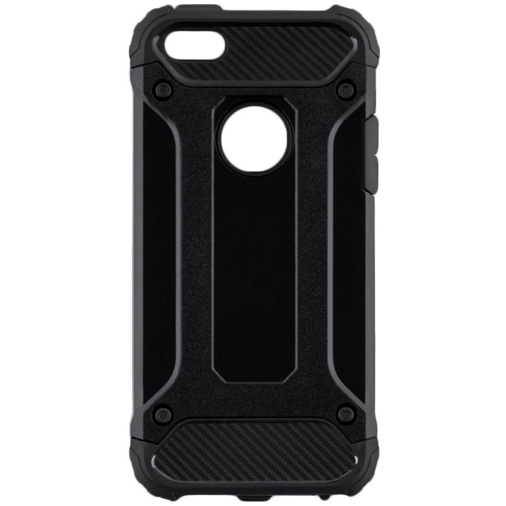 Futrola za Apple iPhone SE (2016) / 5 / 5s, Techsuit, Hybrid Armor, Crna