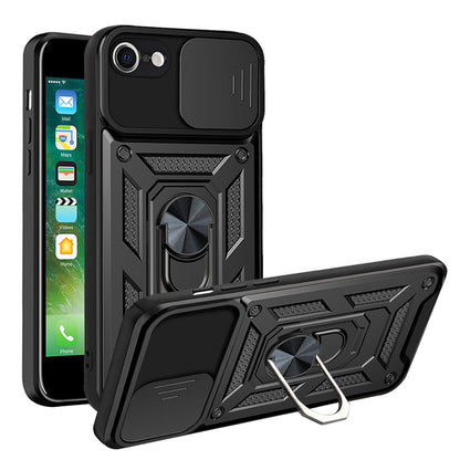 Futrola za Apple iPhone SE (2022) / SE (2020) / 8 / 7, Techsuit, CamShield, Crna