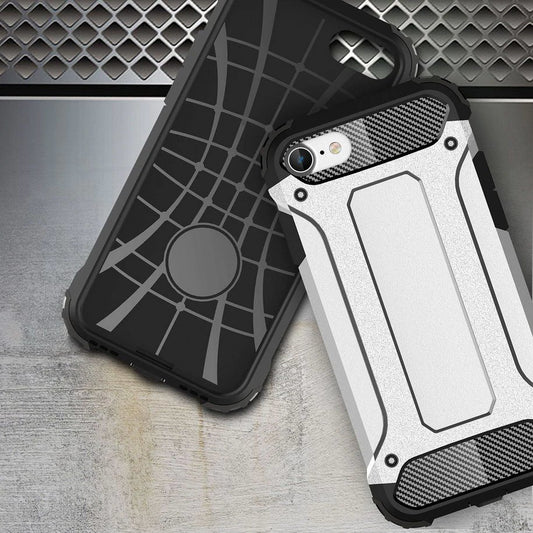 Futrola za Apple iPhone SE (2022) / SE (2020) / 8 / 7, Techsuit, Hybrid Armor, Crna