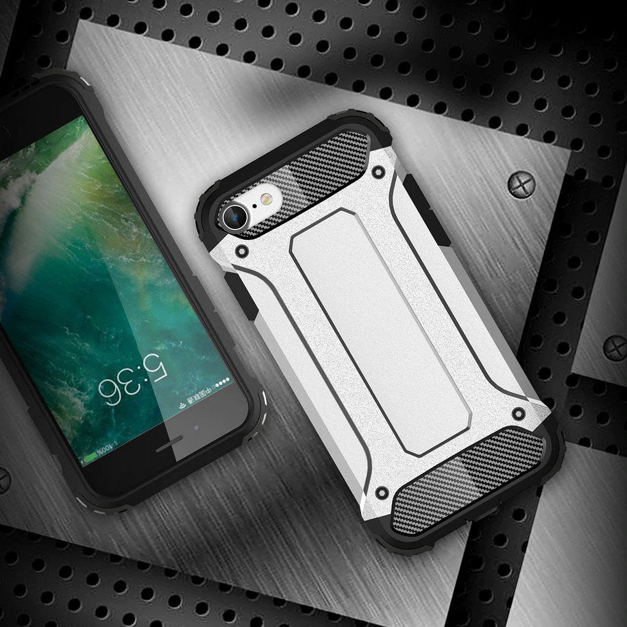 Futrola za Apple iPhone SE (2022) / SE (2020) / 8 / 7, Techsuit, Hybrid Armor, Crna