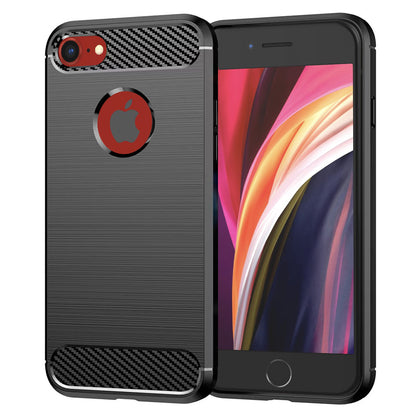Futrola za Apple iPhone SE (2022) / SE (2020), Techsuit, Karbon, Crna
