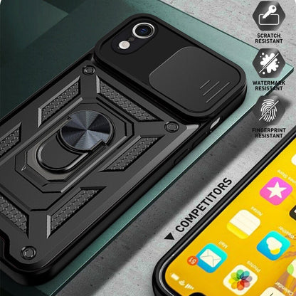 Futrola za Apple iPhone XR, Techsuit, CamShield, Crna
