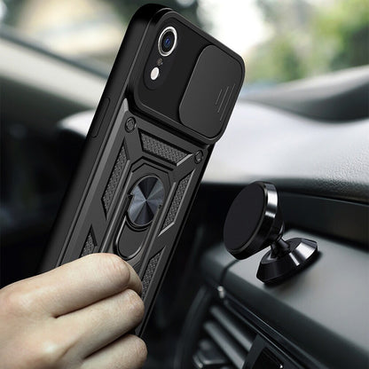 Futrola za Apple iPhone XR, Techsuit, CamShield, Crna