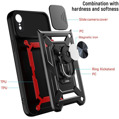 Futrola za Apple iPhone XR, Techsuit, CamShield, Crna