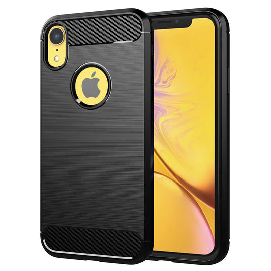 Futrola za Apple iPhone XR, Techsuit, Karbon, Crna