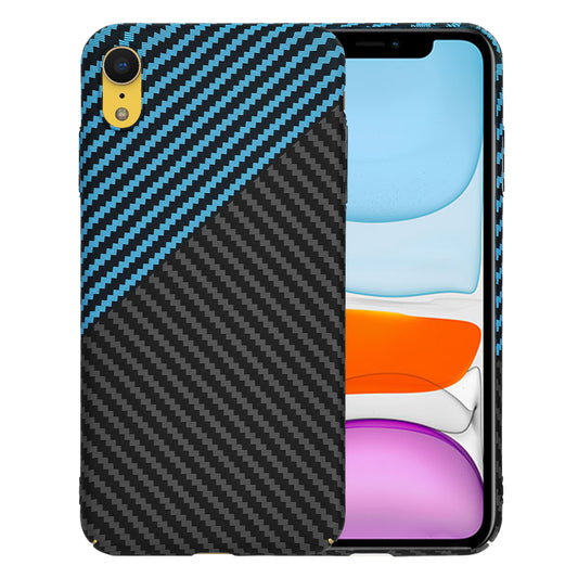 Futrola za Apple iPhone XR, Techsuit, Carbonite FiberShell, Crno Plava