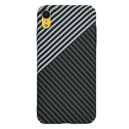 Futrola za Apple iPhone XR, Techsuit, Carbonite FiberShell, Crno Siva
