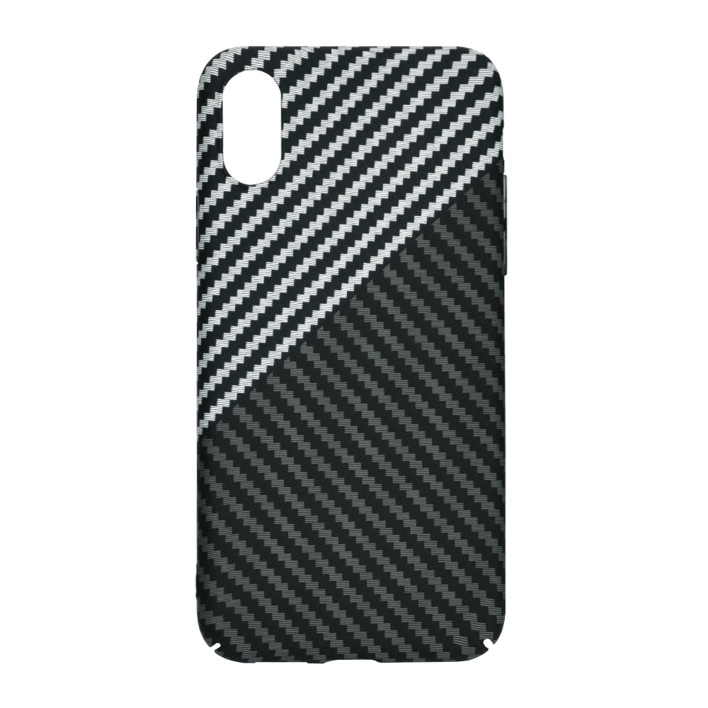 Futrola za Apple iPhone XR, Techsuit, Carbonite FiberShell, Crno Siva