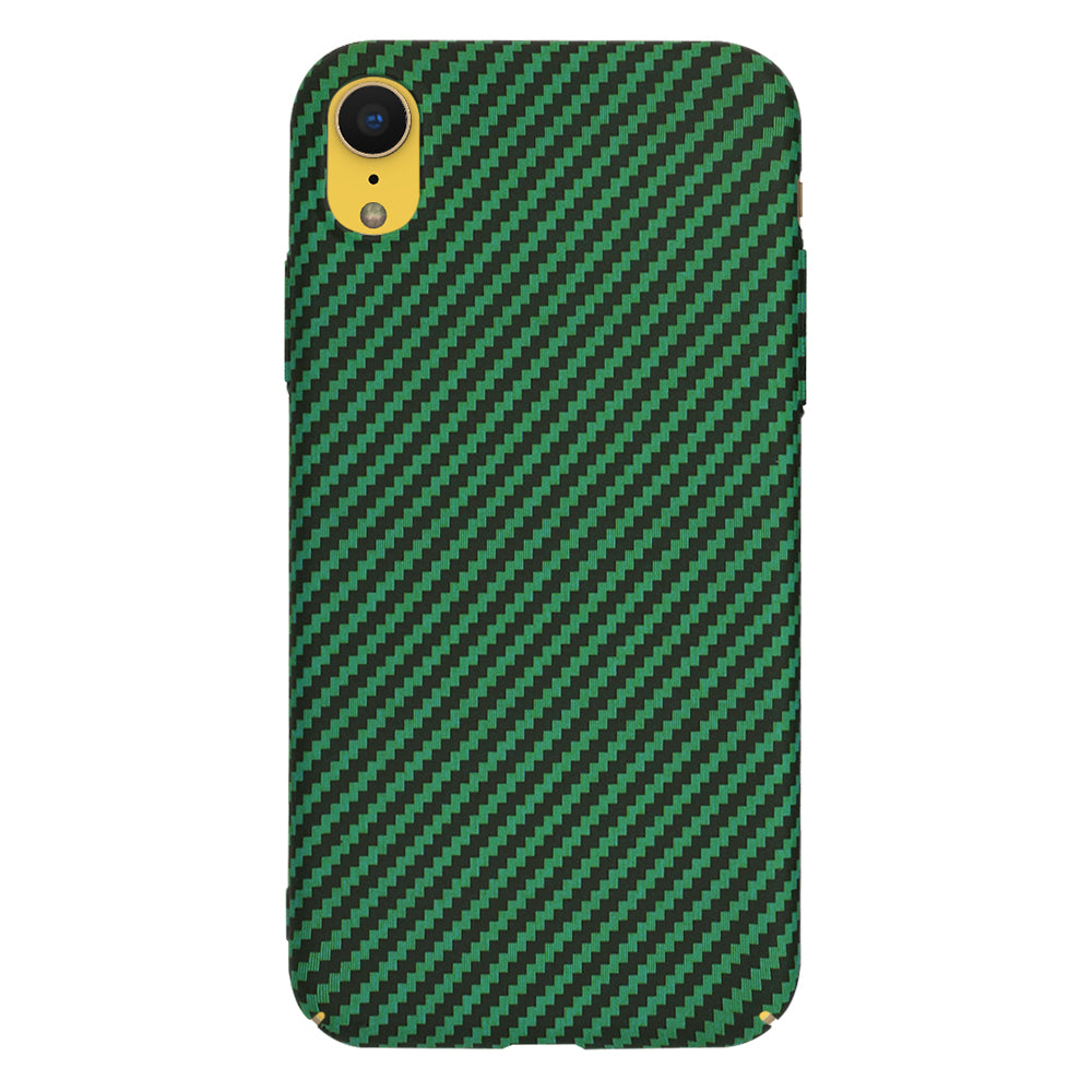Futrola za Apple iPhone XR, Techsuit, Carbonite FiberShell, Zelena