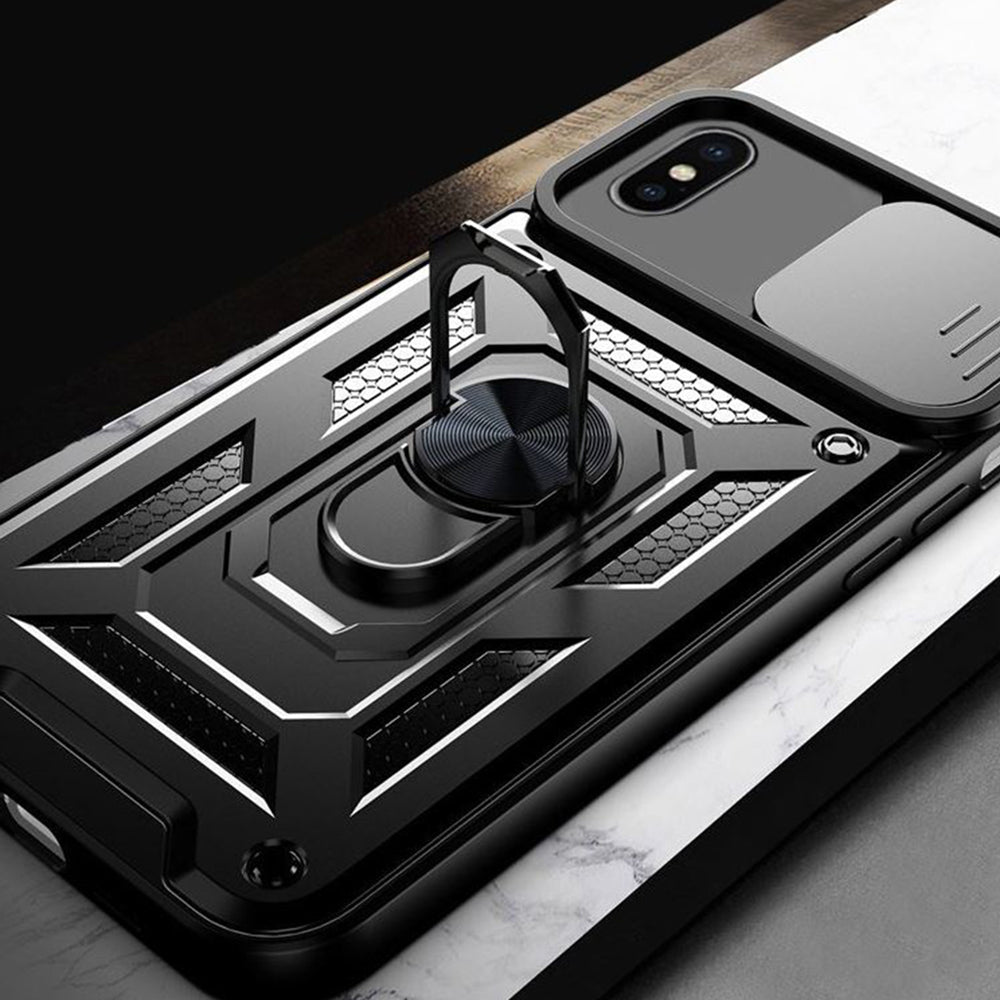 Futrola za Apple iPhone XS Max, Techsuit, CamShield, Crna