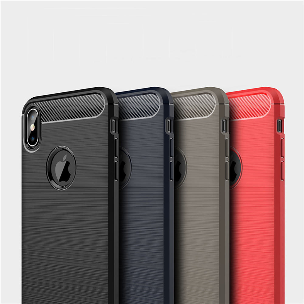 Futrola za Apple iPhone XS Max, Techsuit, Karbon, Crna