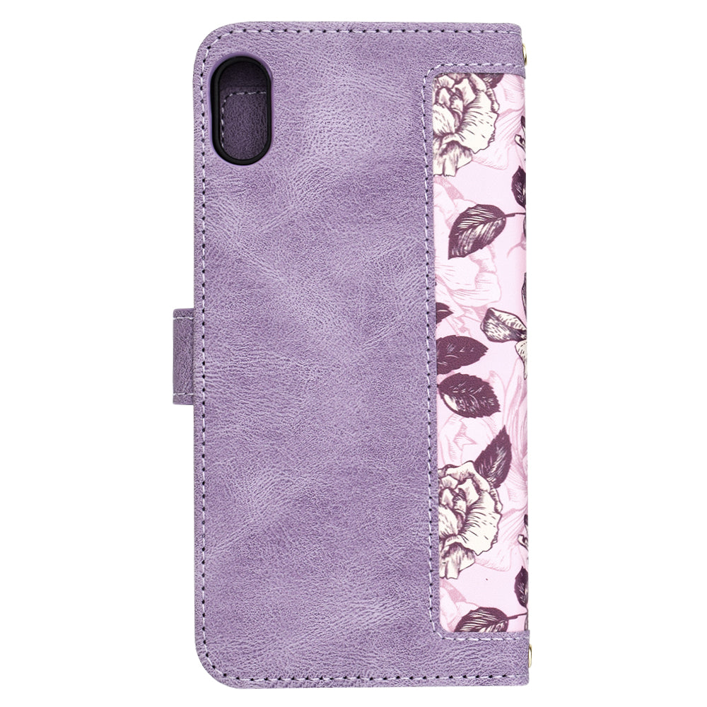 Futrola za Apple iPhone XS Max, Techsuit, FlipCraft, Ljubičasta