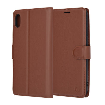 Futrola za Apple iPhone XS Max, Techsuit, Leather Folio, Braon