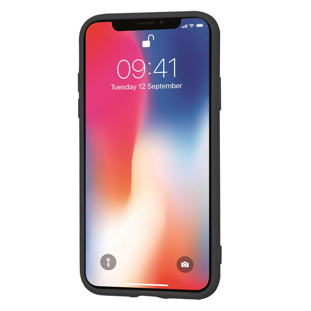 Futrola za Apple iPhone XS / X, Techsuit, SoftFlex, Crna