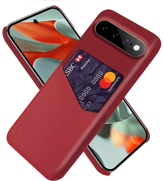 Futrola za Google Pixel 11 Pro XL, OEM, Držač kartica, Crvena
