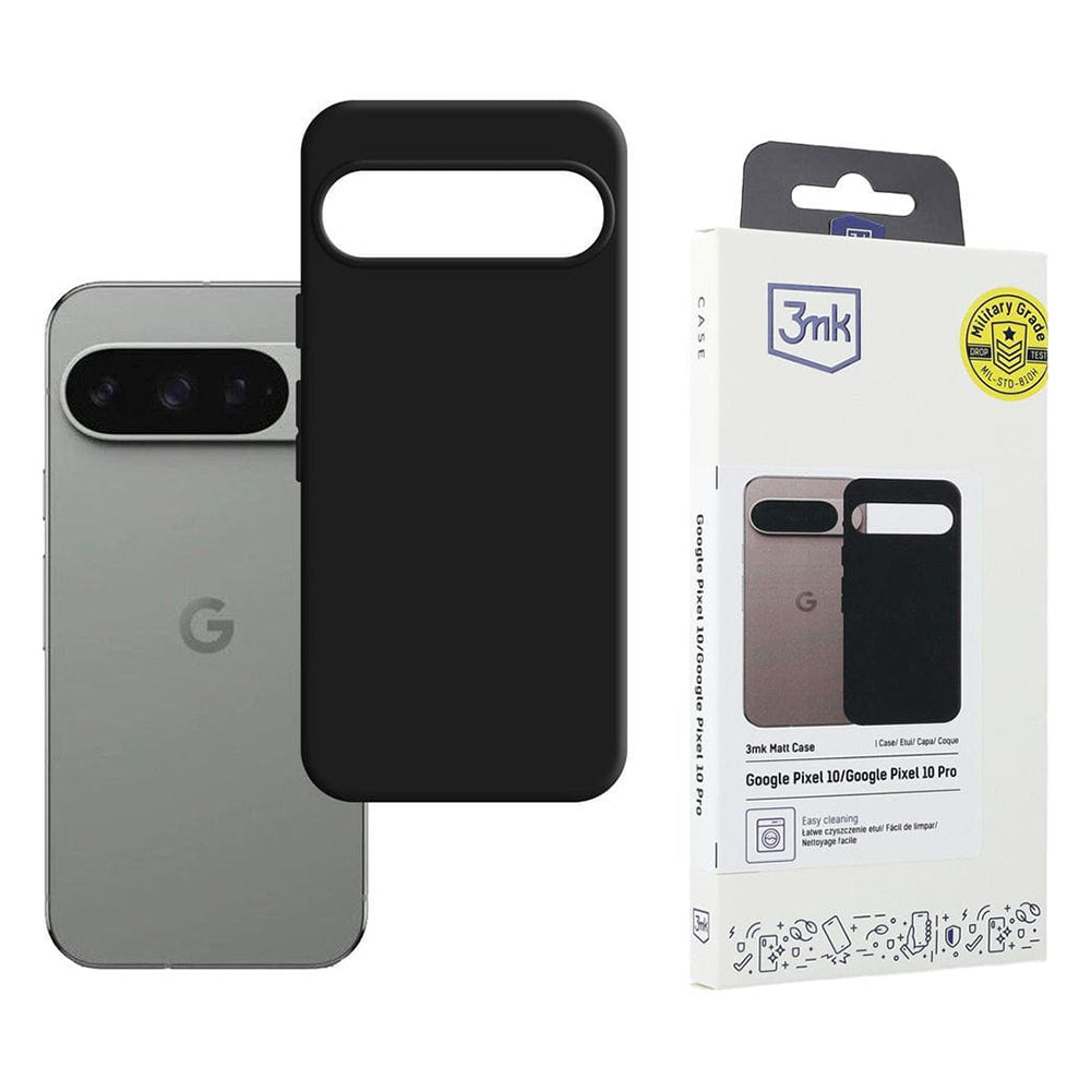 Futrola za Google Pixel 10 Pro / 10, 3MK, Crna Mat