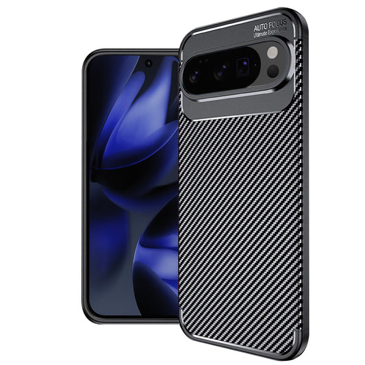 Futrola za Google Pixel 10 Pro XL, Techsuit, CarbonFiber, Crna