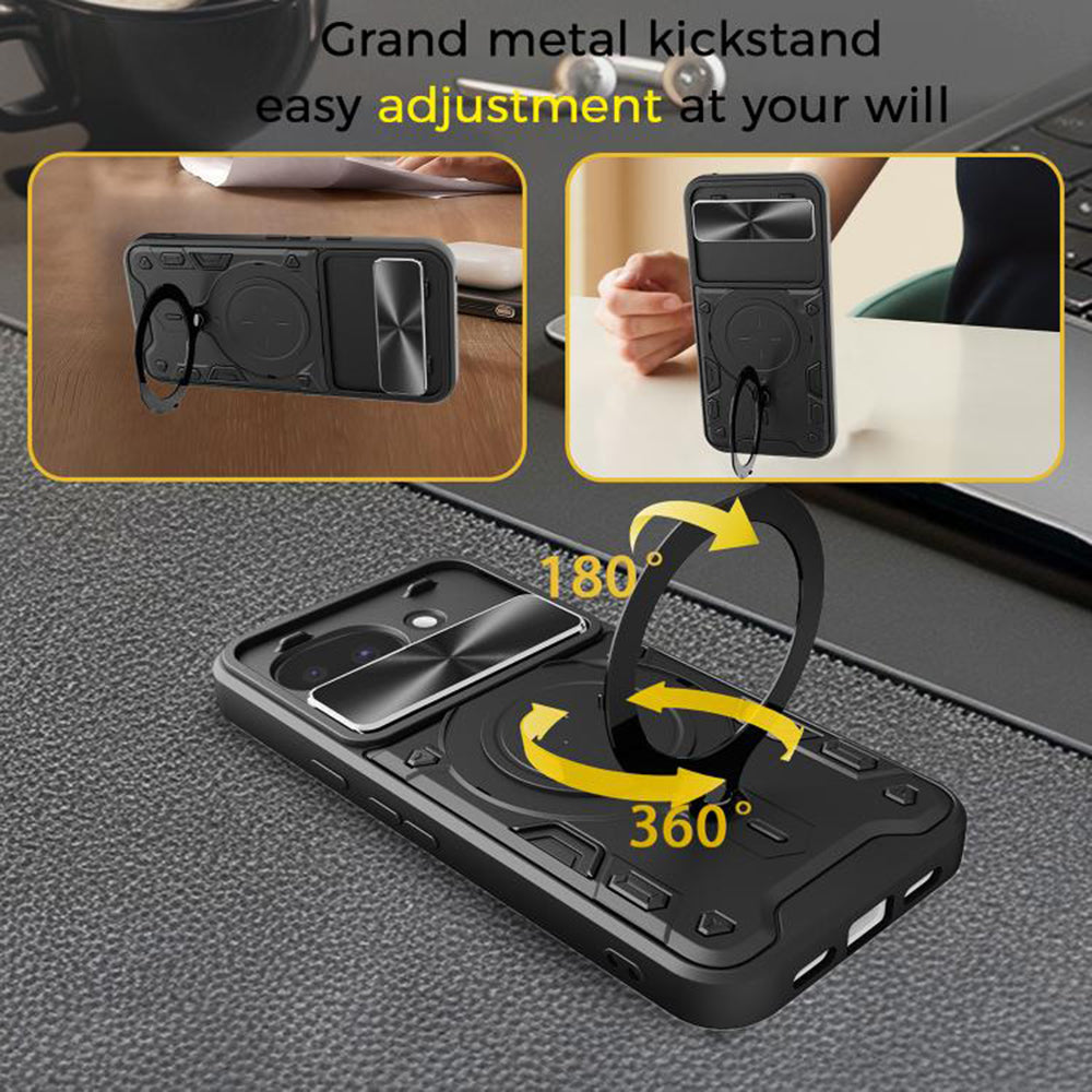 Futrola za Google Pixel 10a, Techsuit, CamGuard Pro, Crna