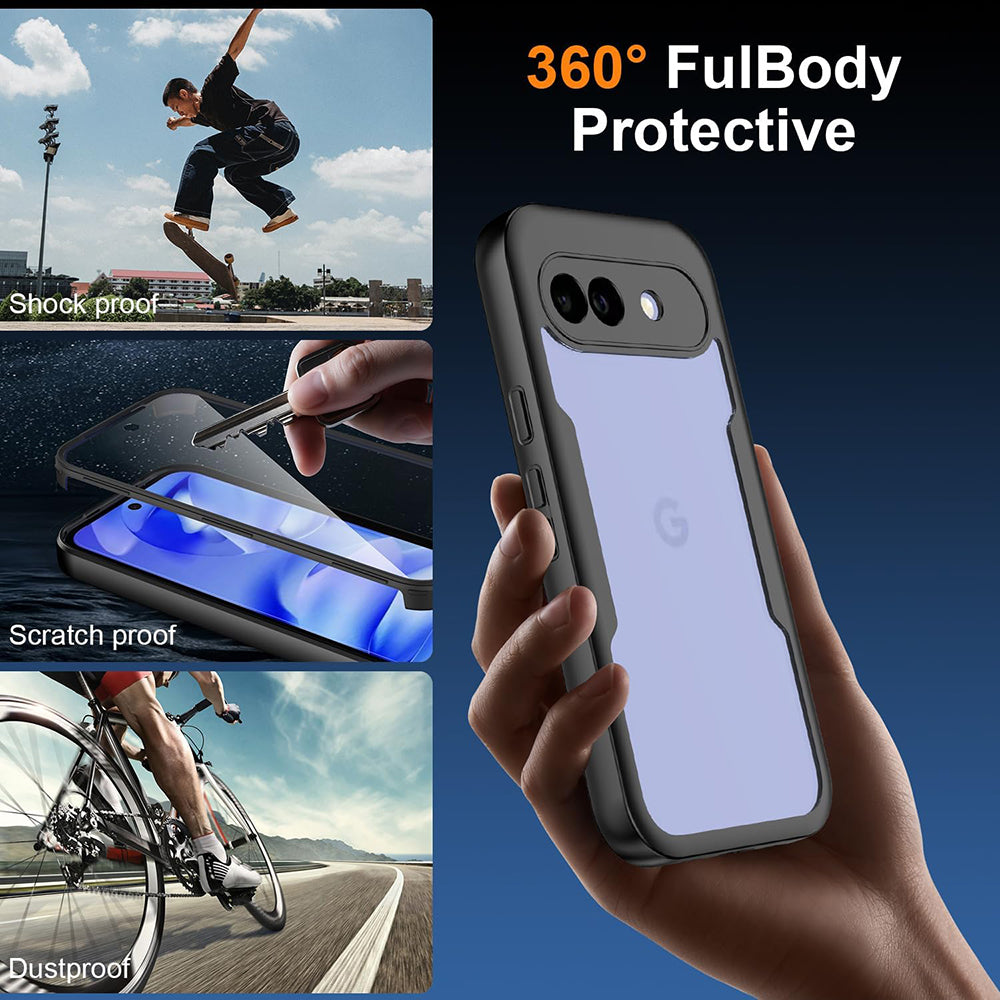 Futrola za Google Pixel 10a, Techsuit, ColorVerse 360, Crna