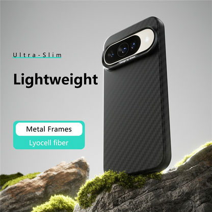 Futrola za Google Pixel 10 Pro / 10, Abeei, Carbon Minimalist, Crna