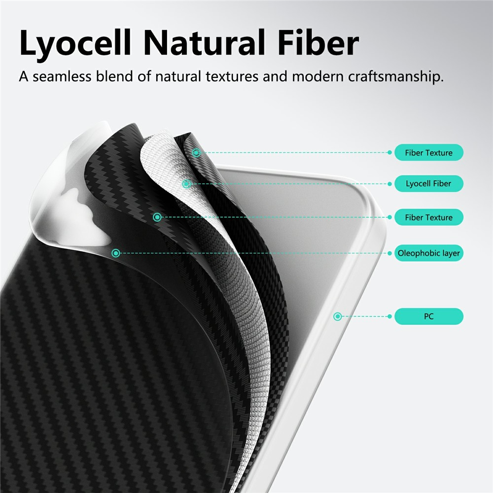 Futrola za Google Pixel 10 Pro / 10, Abeei, Carbon Minimalist, Crna