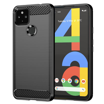 Futrola za Google Pixel 4a 5G, Techsuit, Karbon, Crna