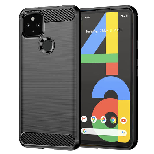 Futrola za Google Pixel 4a 5G, Techsuit, Karbon, Crna