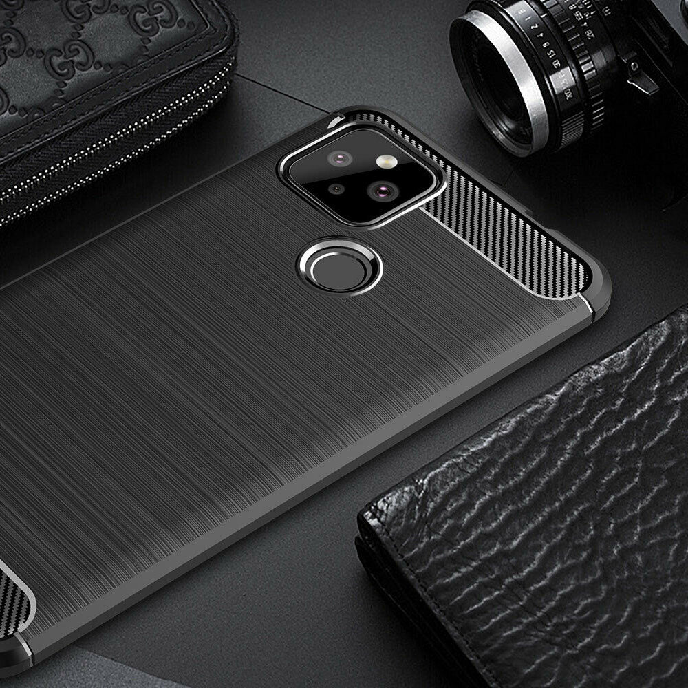 Futrola za Google Pixel 4a 5G, Techsuit, Karbon, Crna