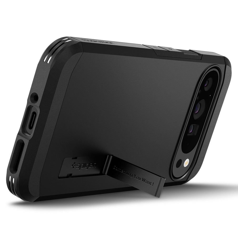 Futrola za Google Pixel 9 Pro XL, Spigen, Tough Armor, Crna ACS07726
