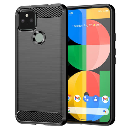 Futrola za Google Pixel 5, Techsuit, Karbon, Crna