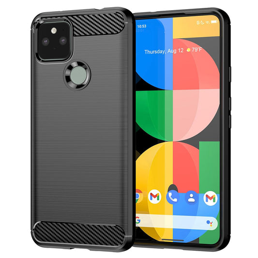 Futrola za Google Pixel 5, Techsuit, Karbon, Crna