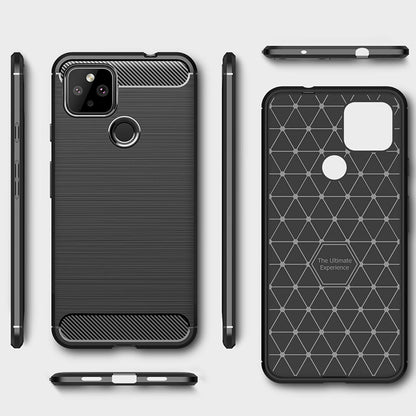 Futrola za Google Pixel 5, Techsuit, Karbon, Crna