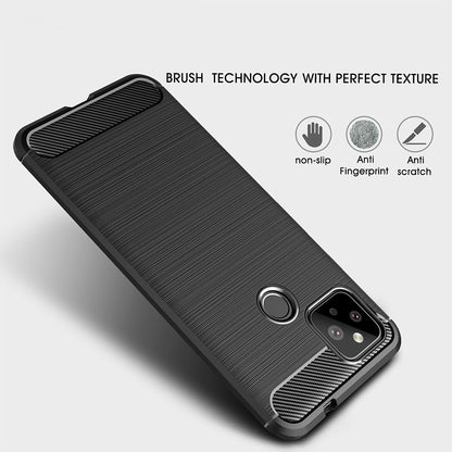 Futrola za Google Pixel 5, Techsuit, Karbon, Crna