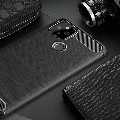 Futrola za Google Pixel 5, Techsuit, Karbon, Crna