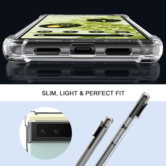 Futrola za Google Pixel 6 Pro, Techsuit, Shockproof Clear, Providna