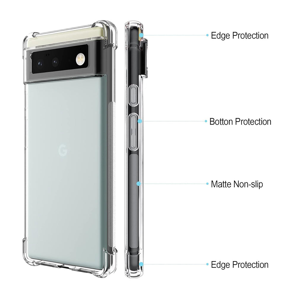 Futrola za Google Pixel 6 Pro, Techsuit, Shockproof Clear, Providna