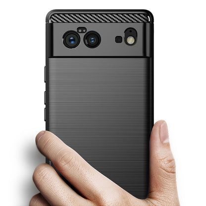 Futrola za Google Pixel 6, Techsuit, Karbon, Crna