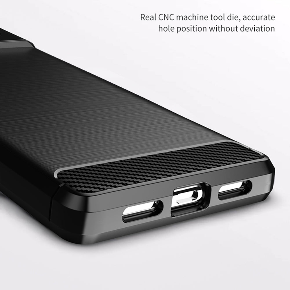 Futrola za Google Pixel 6, Techsuit, Karbon, Crna