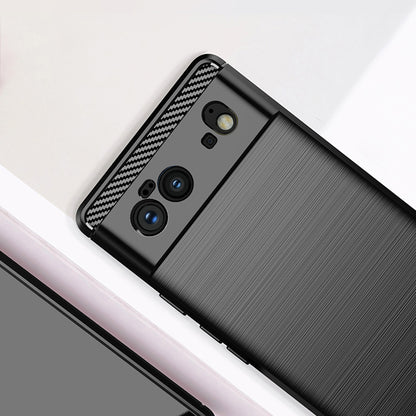 Futrola za Google Pixel 6, Techsuit, Karbon, Crna