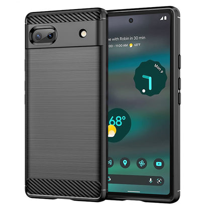 Futrola za Google Pixel 6a, Techsuit, Karbon, Crna