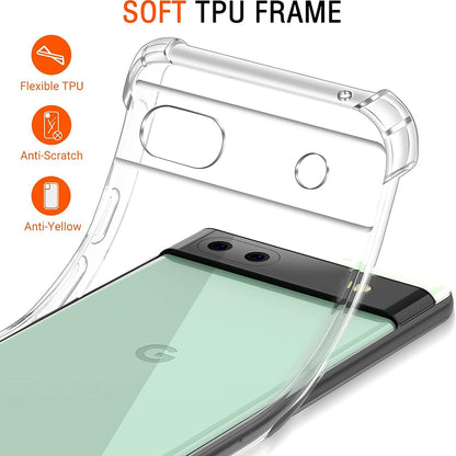 Futrola za Google Pixel 6a, Techsuit, Shockproof Clear, Providna
