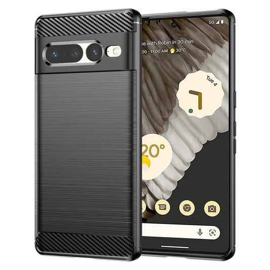 Futrola za Google Pixel 7 Pro, Techsuit, Karbon, Crna