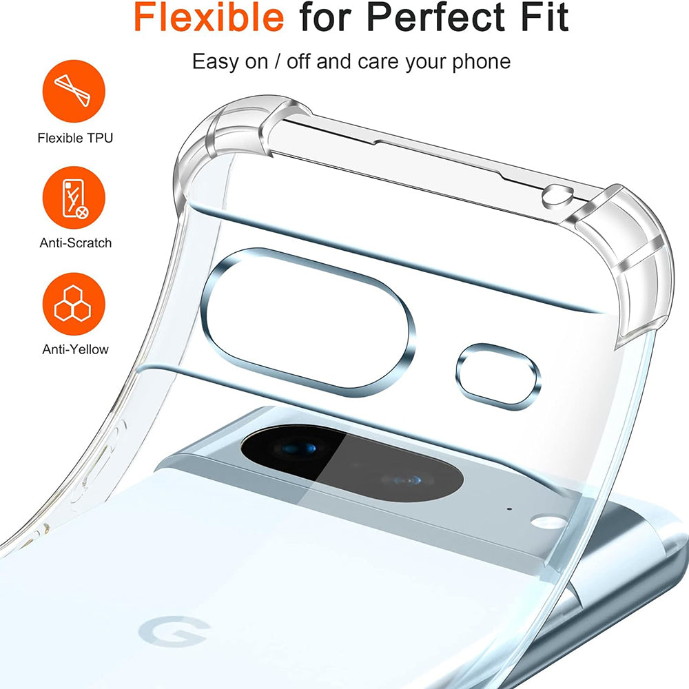 Futrola za Google Pixel 7, Techsuit, Shockproof Clear, Providna
