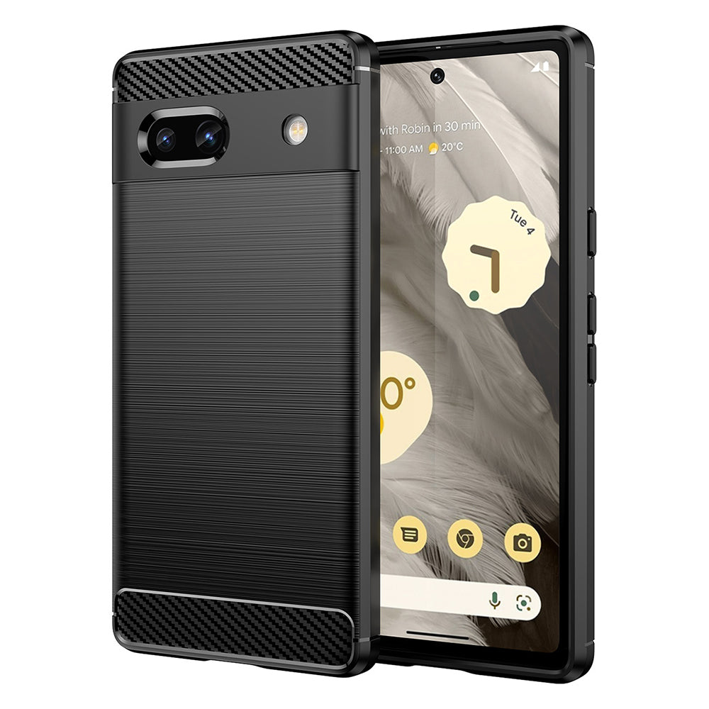 Futrola za Google Pixel 7a, Techsuit, Karbon, Crna