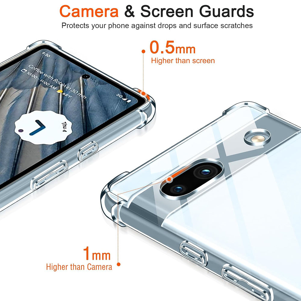 Futrola za Google Pixel 7a, Techsuit, Shockproof Clear, Providna