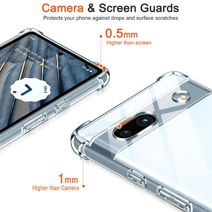 Futrola za Google Pixel 7a, Techsuit, Shockproof Clear, Providna