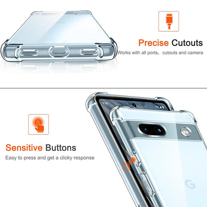 Futrola za Google Pixel 7a, Techsuit, Shockproof Clear, Providna